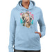 Sidney Maurer Original Portrait Of Marilyn Monroe Lipstick Womens Hooded Sweatshirt - Womens Hooded Sweatshirt