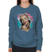 Sidney Maurer Original Portrait Of Marilyn Monroe Lipstick Womens Sweatshirt - Womens Sweatshirt