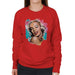 Sidney Maurer Original Portrait Of Marilyn Monroe Lipstick Womens Sweatshirt - Womens Sweatshirt