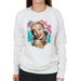 Sidney Maurer Original Portrait Of Marilyn Monroe Lipstick Womens Sweatshirt - Womens Sweatshirt