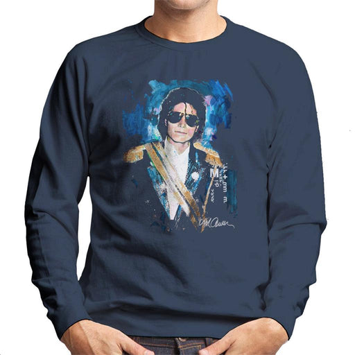 Sidney Maurer Original Portrait Of Michael Jackson 1984 Grammys Mens Sweatshirt - Mens Sweatshirt