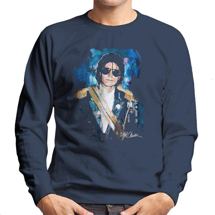 Sidney Maurer Original Portrait Of Michael Jackson 1984 Grammys Mens Sweatshirt - Mens Sweatshirt
