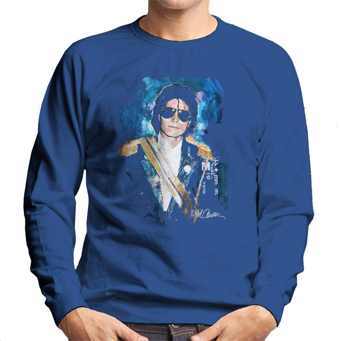 Sidney Maurer Original Portrait Of Michael Jackson 1984 Grammys Mens Sweatshirt - Mens Sweatshirt