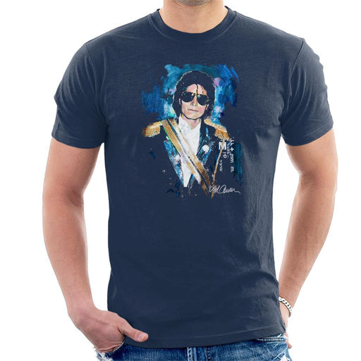 Sidney Maurer Original Portrait Of Michael Jackson 1984 Grammys Mens T-Shirt - Mens T-Shirt