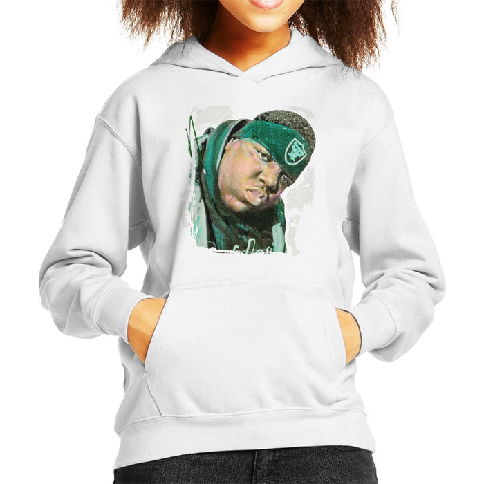 Sidney Maurer Original Portrait Of Notorious BIG Kids Hooded Sweatshirt - Kids Boys Hooded Sweatshirt