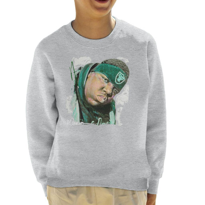 Sidney Maurer Original Portrait Of Notorious BIG Kids Sweatshirt - Kids Boys Sweatshirt