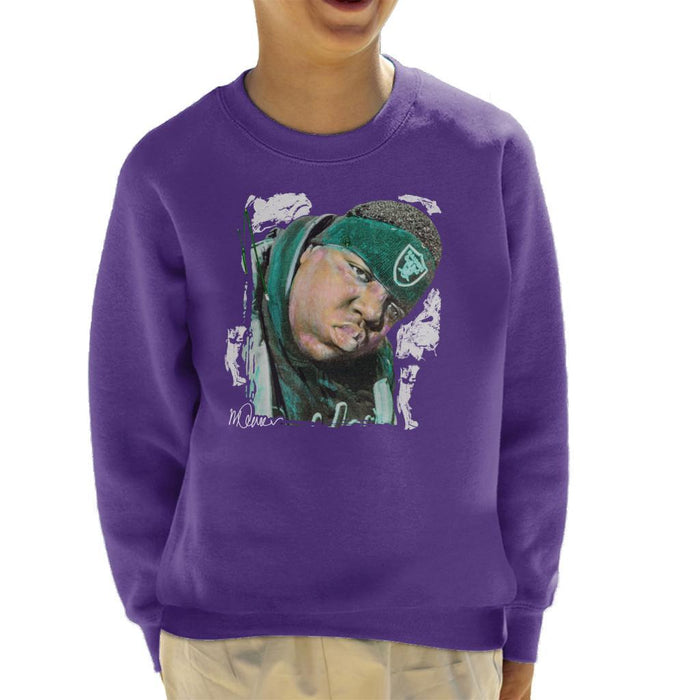 Sidney Maurer Original Portrait Of Notorious BIG Kids Sweatshirt - Kids Boys Sweatshirt