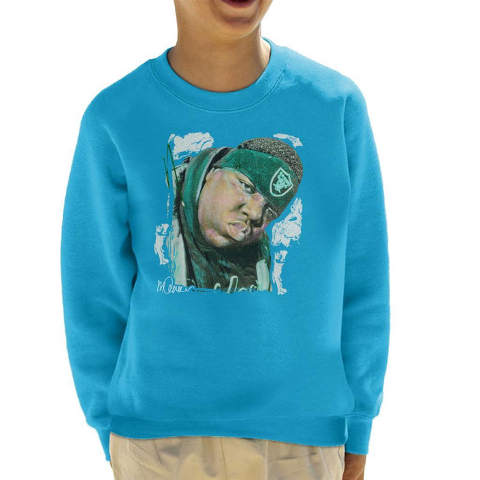 Sidney Maurer Original Portrait Of Notorious BIG Kids Sweatshirt - Kids Boys Sweatshirt