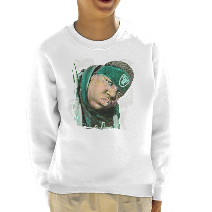 Sidney Maurer Original Portrait Of Notorious BIG Kids Sweatshirt - Kids Boys Sweatshirt
