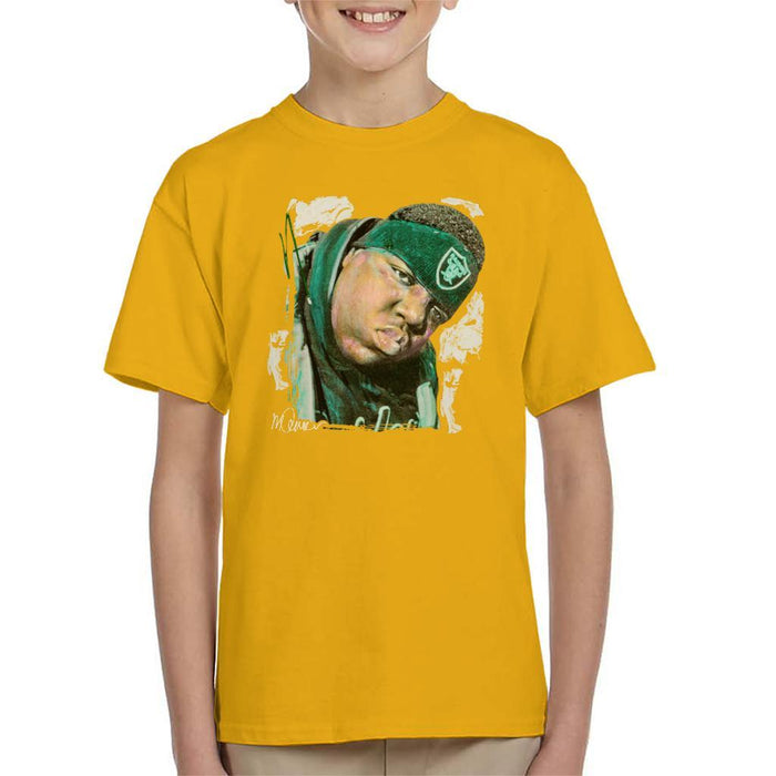 Sidney Maurer Original Portrait Of Notorious BIG Kids T-Shirt - Kids Boys T-Shirt