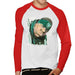 Sidney Maurer Original Portrait Of Notorious BIG Mens Baseball Long Sleeved T-Shirt - Mens Baseball Long Sleeved T-Shirt