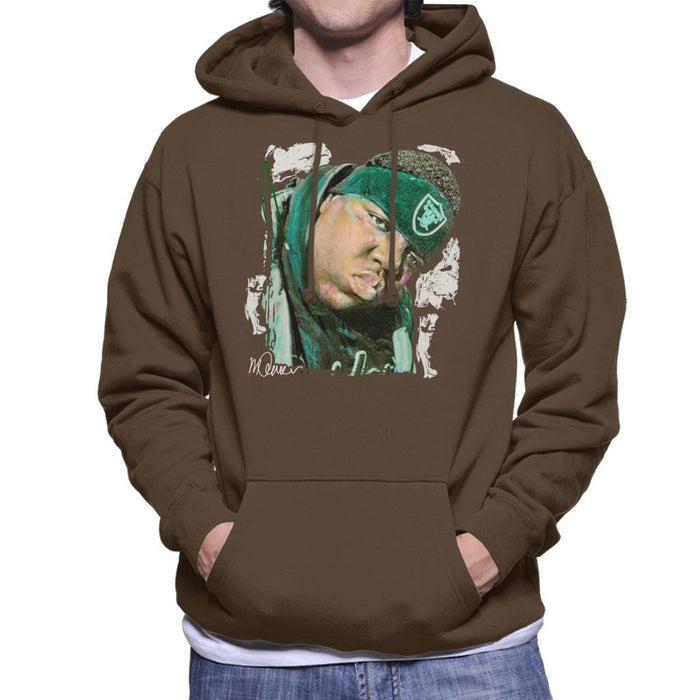 Sidney Maurer Original Portrait Of Notorious BIG Mens Hooded Sweatshirt - Mens Hooded Sweatshirt