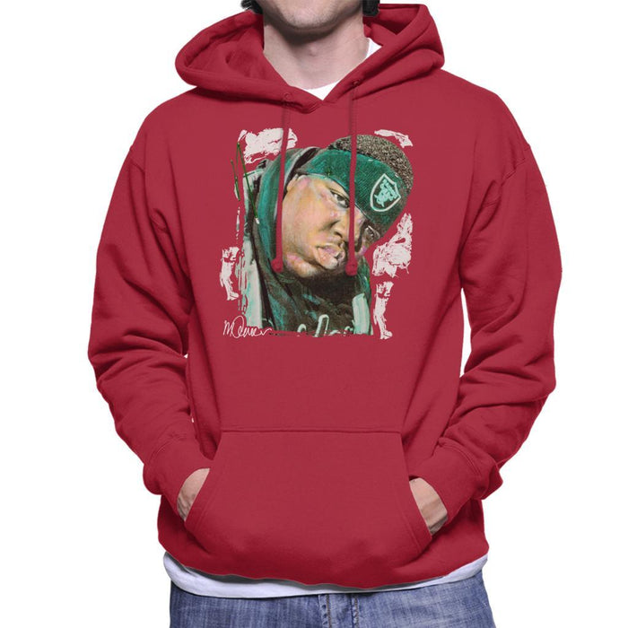 Sidney Maurer Original Portrait Of Notorious BIG Mens Hooded Sweatshirt - Mens Hooded Sweatshirt