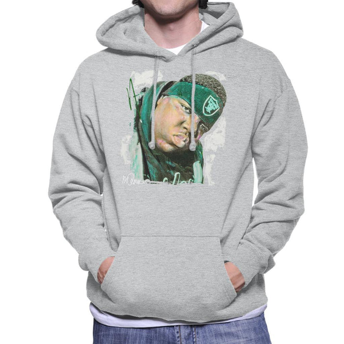 Sidney Maurer Original Portrait Of Notorious BIG Mens Hooded Sweatshirt - Mens Hooded Sweatshirt