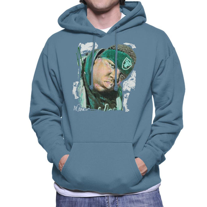 Sidney Maurer Original Portrait Of Notorious BIG Mens Hooded Sweatshirt - Mens Hooded Sweatshirt