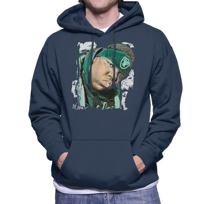 Sidney Maurer Original Portrait Of Notorious BIG Mens Hooded Sweatshirt - Mens Hooded Sweatshirt