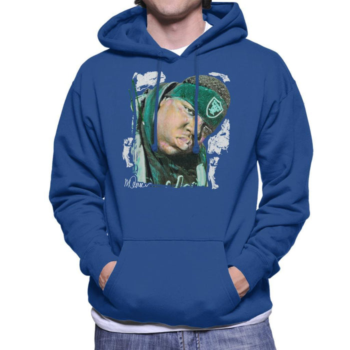 Sidney Maurer Original Portrait Of Notorious BIG Mens Hooded Sweatshirt - Mens Hooded Sweatshirt
