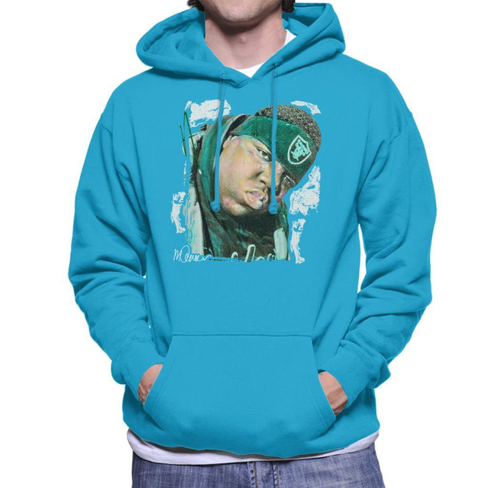 Sidney Maurer Original Portrait Of Notorious BIG Mens Hooded Sweatshirt - Mens Hooded Sweatshirt