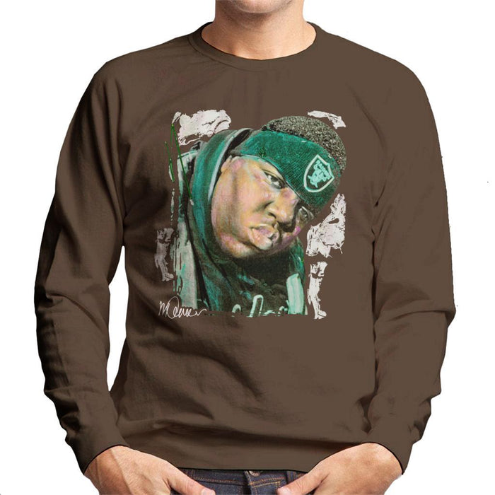 Sidney Maurer Original Portrait Of Notorious BIG Mens Sweatshirt - Mens Sweatshirt