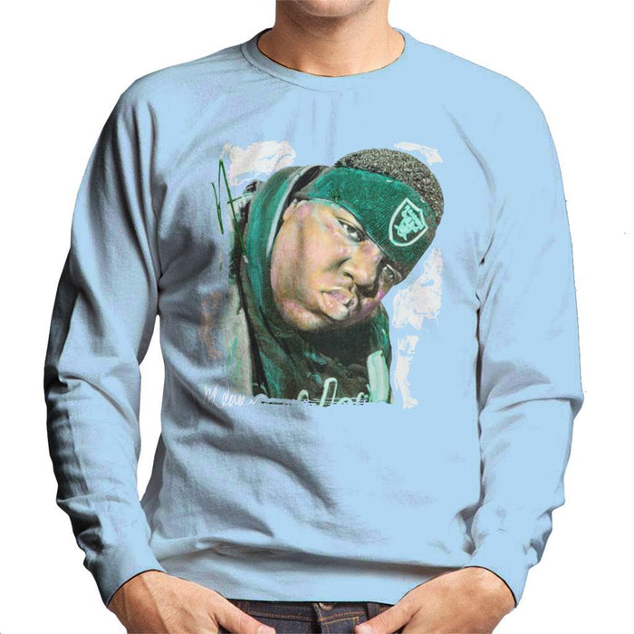Sidney Maurer Original Portrait Of Notorious BIG Mens Sweatshirt - Mens Sweatshirt
