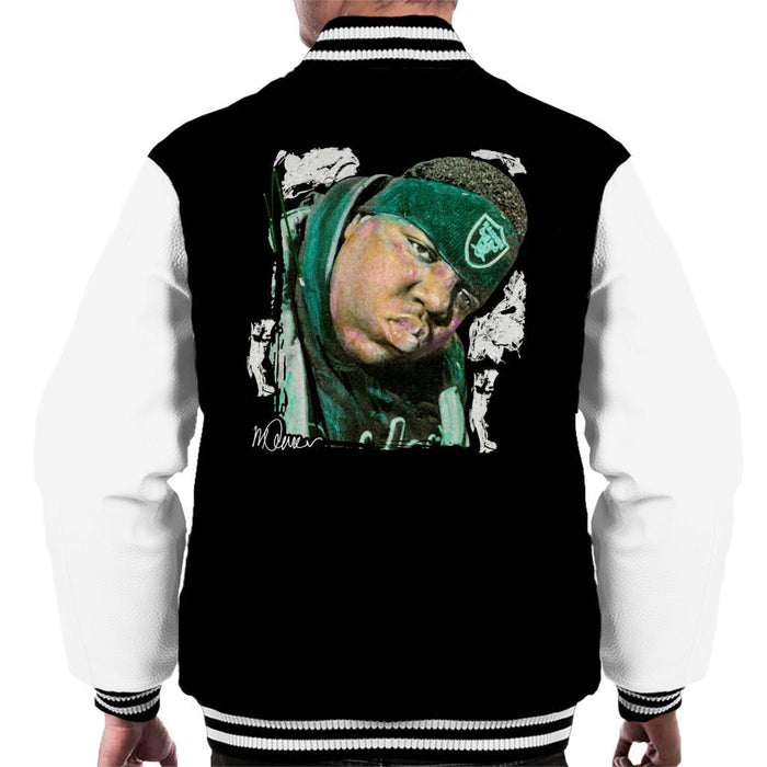 Sidney Maurer Original Portrait Of Notorious BIG Mens Varsity Jacket - Mens Varsity Jacket