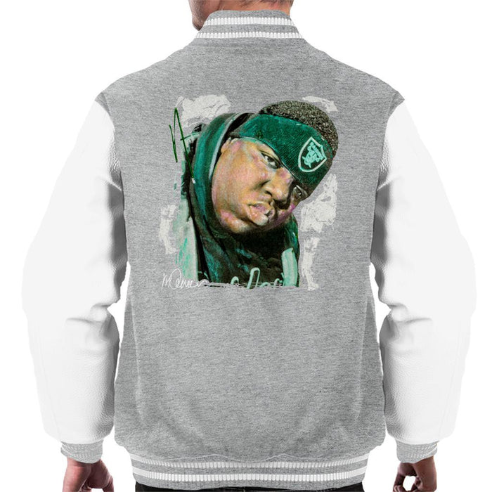 Sidney Maurer Original Portrait Of Notorious BIG Mens Varsity Jacket - Mens Varsity Jacket