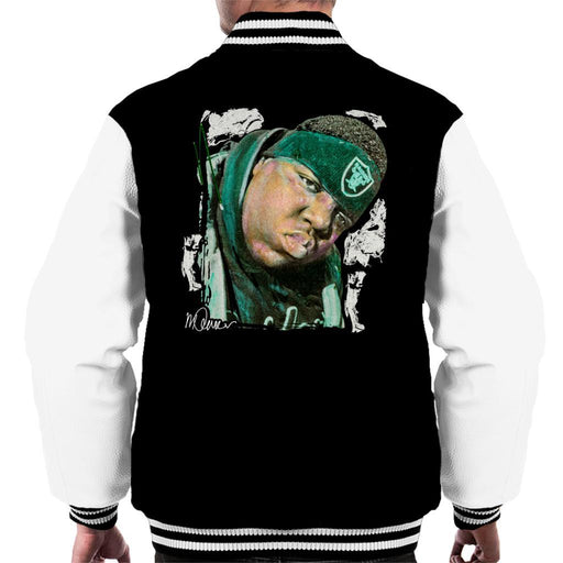 Sidney Maurer Original Portrait Of Notorious BIG Mens Varsity Jacket - Mens Varsity Jacket