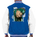 Sidney Maurer Original Portrait Of Notorious BIG Mens Varsity Jacket - Small / Royal/White - Mens Varsity Jacket