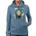 Sidney Maurer Original Portrait Of Notorious BIG Womens Hooded Sweatshirt - Womens Hooded Sweatshirt