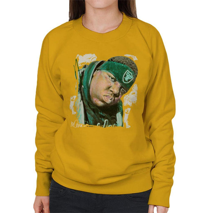 Sidney Maurer Original Portrait Of Notorious BIG Womens Sweatshirt - Womens Sweatshirt