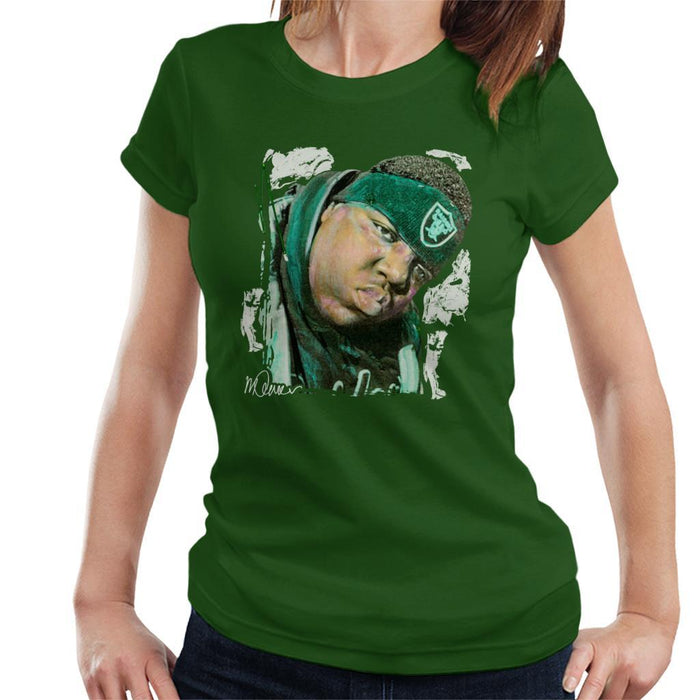 Sidney Maurer Original Portrait Of Notorious BIG Womens T-Shirt - Womens T-Shirt