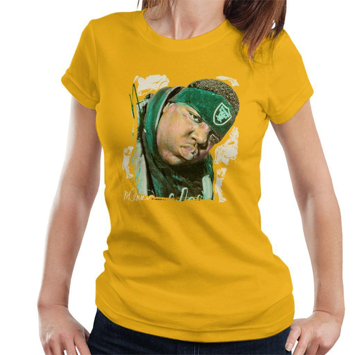Sidney Maurer Original Portrait Of Notorious BIG Womens T-Shirt - Womens T-Shirt