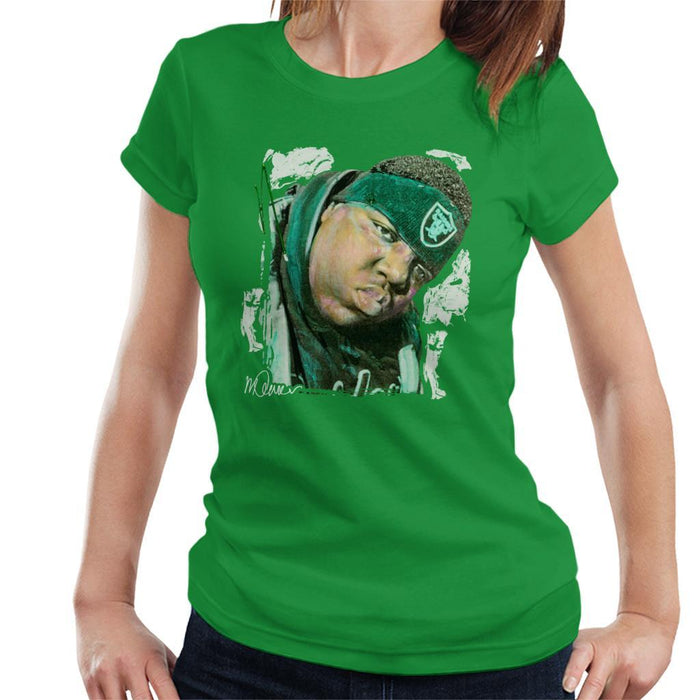 Sidney Maurer Original Portrait Of Notorious BIG Womens T-Shirt - Womens T-Shirt