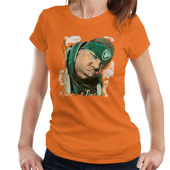 Sidney Maurer Original Portrait Of Notorious BIG Womens T-Shirt - Womens T-Shirt