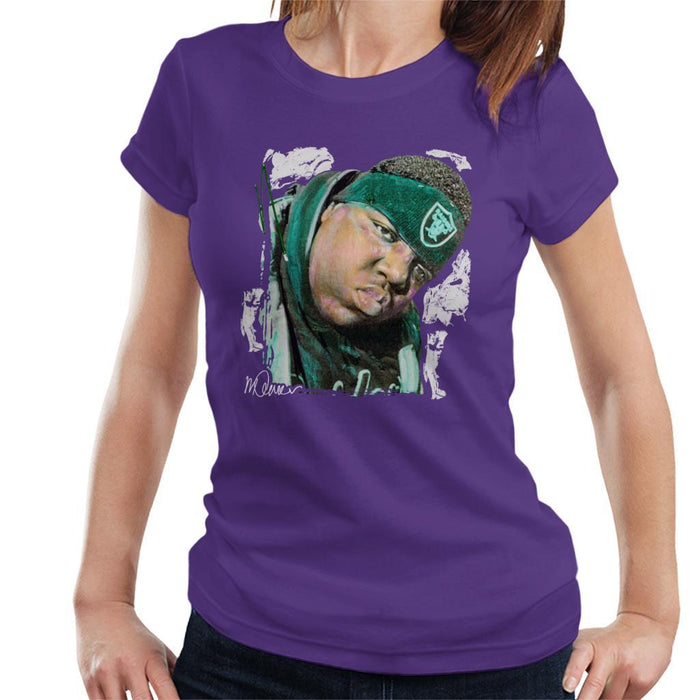 Sidney Maurer Original Portrait Of Notorious BIG Womens T-Shirt - Womens T-Shirt