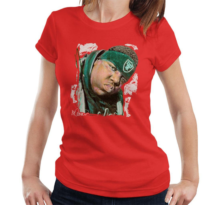 Sidney Maurer Original Portrait Of Notorious BIG Womens T-Shirt - Womens T-Shirt