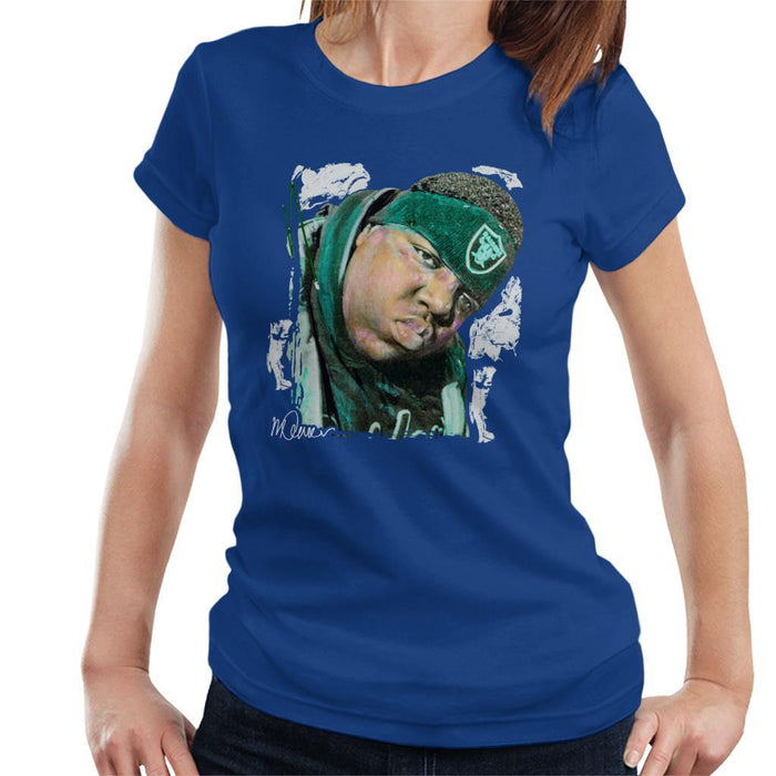 Sidney Maurer Original Portrait Of Notorious BIG Womens T-Shirt - Womens T-Shirt