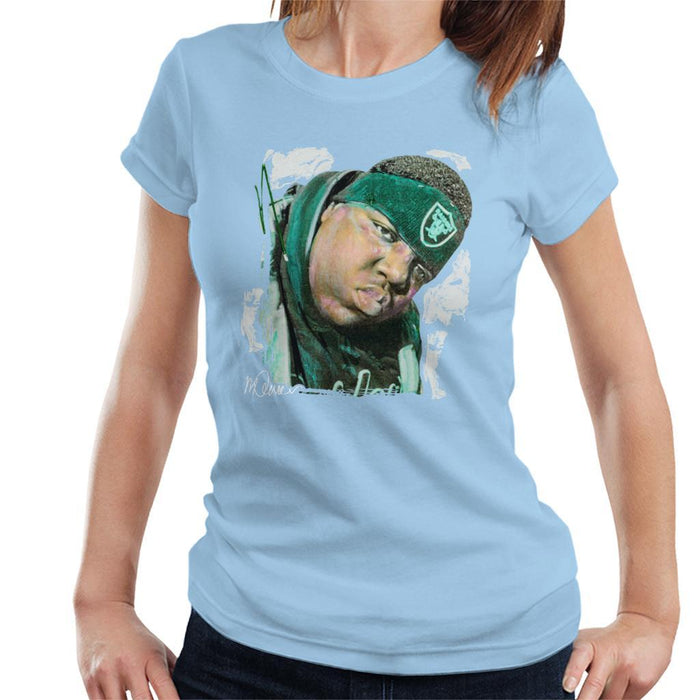 Sidney Maurer Original Portrait Of Notorious BIG Womens T-Shirt - Womens T-Shirt