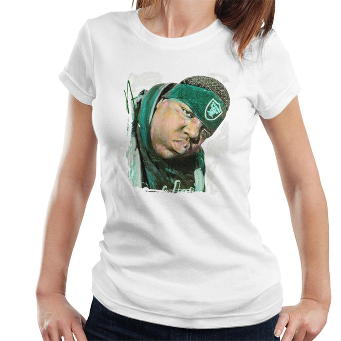 Sidney Maurer Original Portrait Of Notorious BIG Womens T-Shirt - Womens T-Shirt