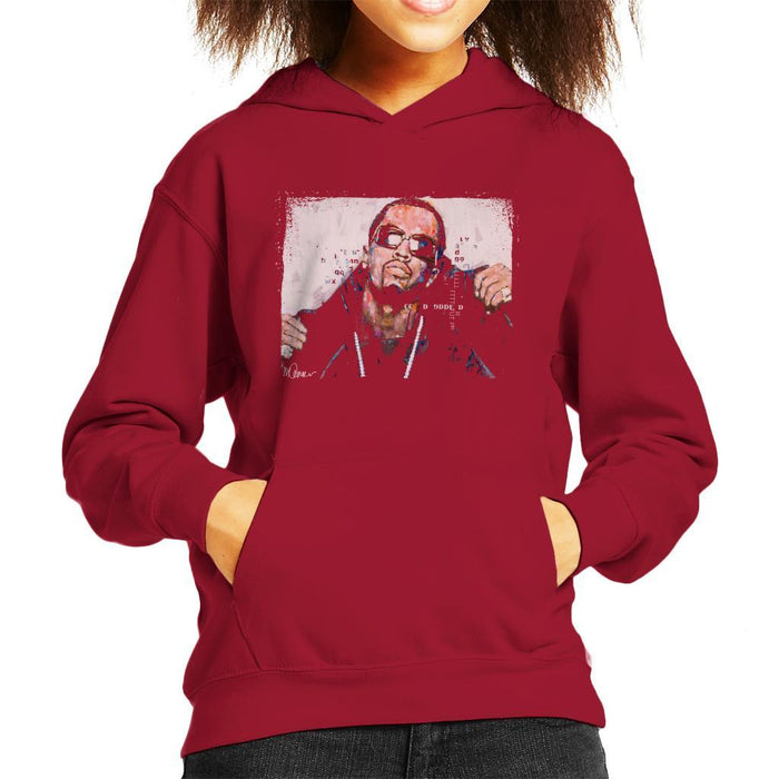 Sidney Maurer Original Portrait Of P Diddy Kids Hooded Sweatshirt - Kids Boys Hooded Sweatshirt