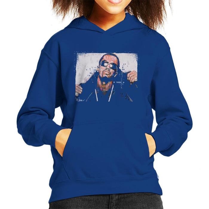 Sidney Maurer Original Portrait Of P Diddy Kids Hooded Sweatshirt - Kids Boys Hooded Sweatshirt