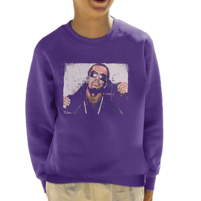 Sidney Maurer Original Portrait Of P Diddy Kids Sweatshirt - Kids Boys Sweatshirt