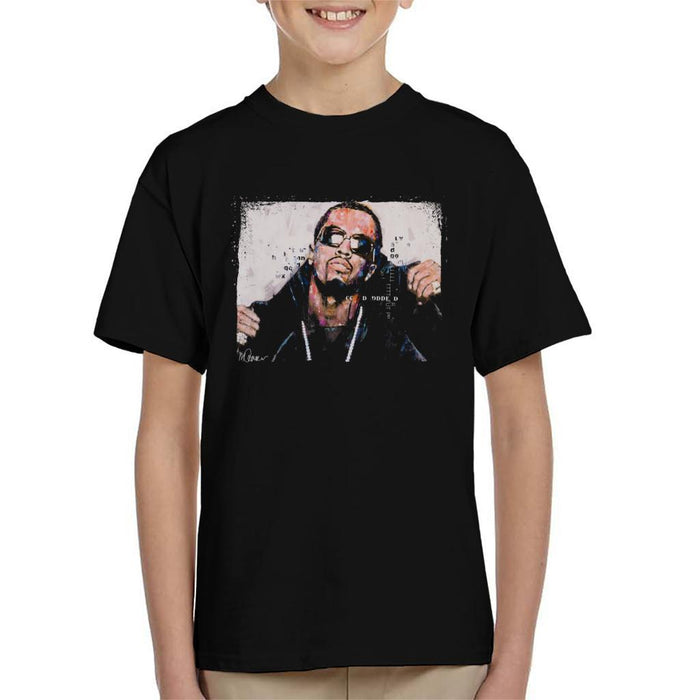 Sidney Maurer Original Portrait Of P Diddy Kids T-Shirt - Kids Boys T-Shirt