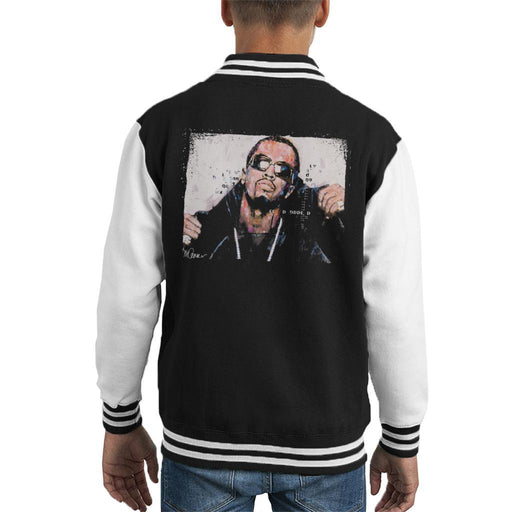 Sidney Maurer Original Portrait Of P Diddy Kids Varsity Jacket - Kids Boys Varsity Jacket