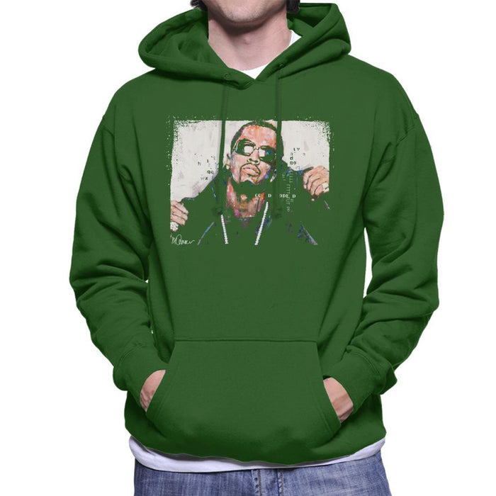 Sidney Maurer Original Portrait Of P Diddy Mens Hooded Sweatshirt - Mens Hooded Sweatshirt