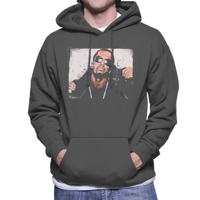 Sidney Maurer Original Portrait Of P Diddy Mens Hooded Sweatshirt - Mens Hooded Sweatshirt
