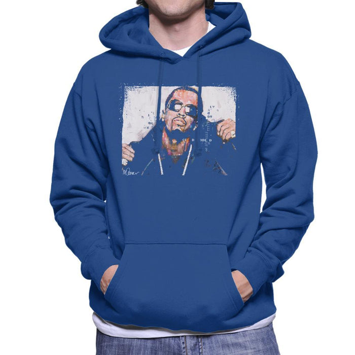 Sidney Maurer Original Portrait Of P Diddy Mens Hooded Sweatshirt - Mens Hooded Sweatshirt