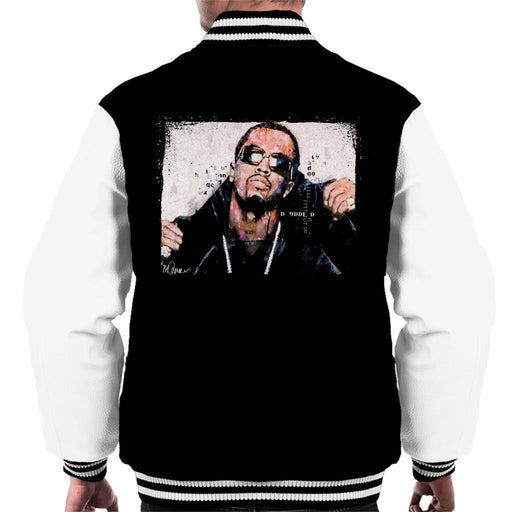 Sidney Maurer Original Portrait Of P Diddy Mens Varsity Jacket - Mens Varsity Jacket