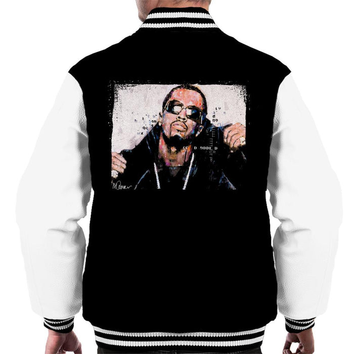 Sidney Maurer Original Portrait Of P Diddy Mens Varsity Jacket - Mens Varsity Jacket