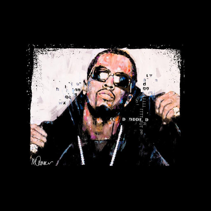 Sidney Maurer Original Portrait Of P Diddy Mens Varsity Jacket - Mens Varsity Jacket